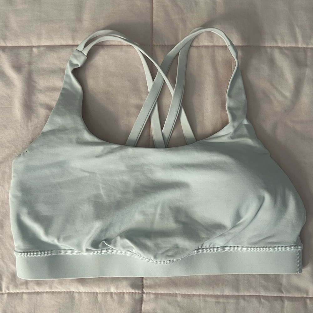 Lululemon Sport Bra Light Blue Size 8